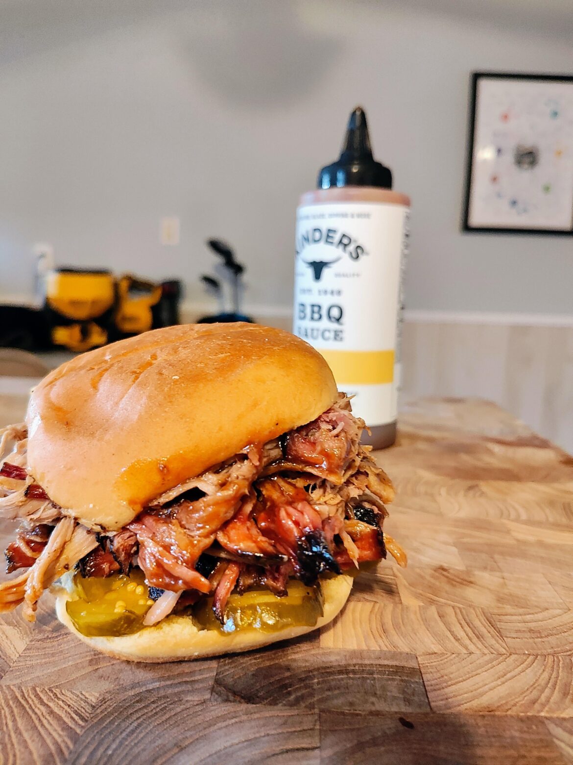 It felt a lot more impressive when I was trying to fit all the meat on the bun