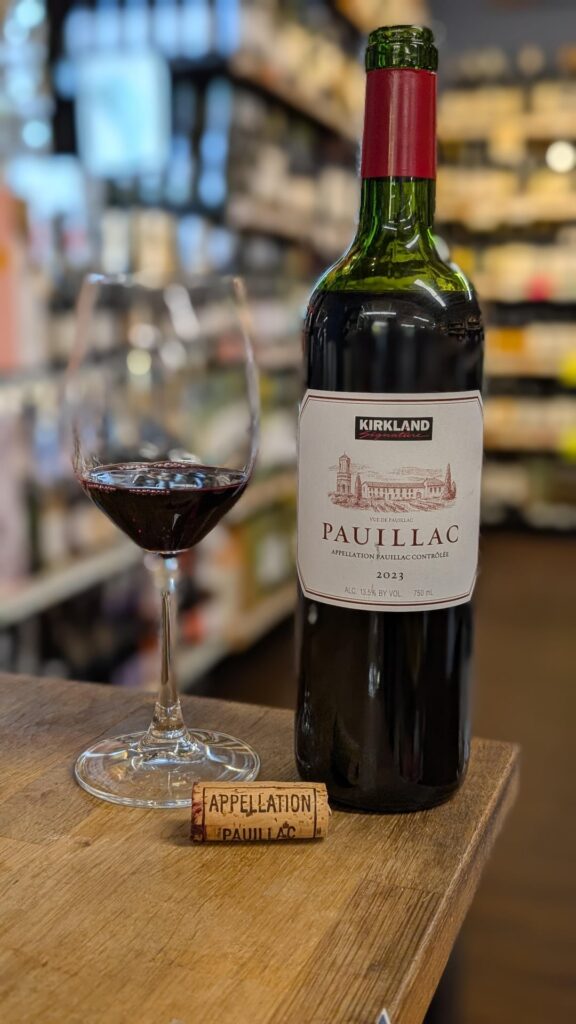Costco Pauillac, a surprise to be sure, but a welcome one
