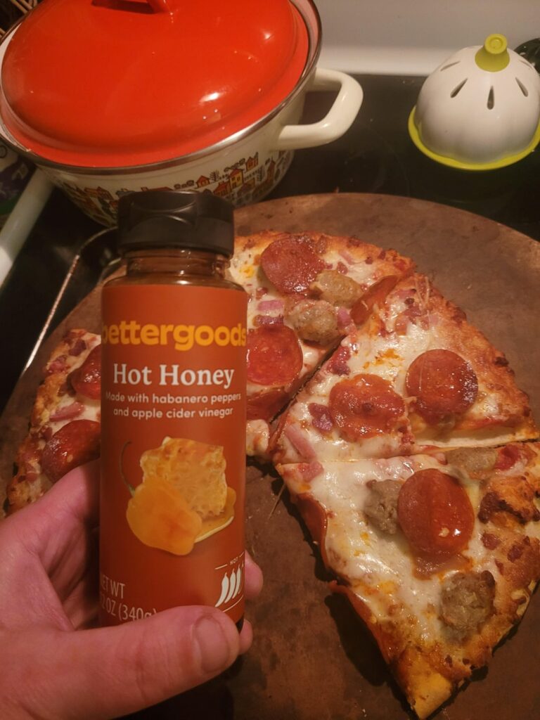 First time ever putting hot honey on pizza. I get it now.