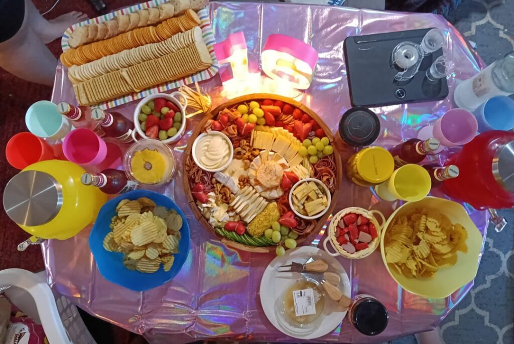 First charcuterie board I've ever made. I made it for my sisters 16th birthday, I think it came out pretty good