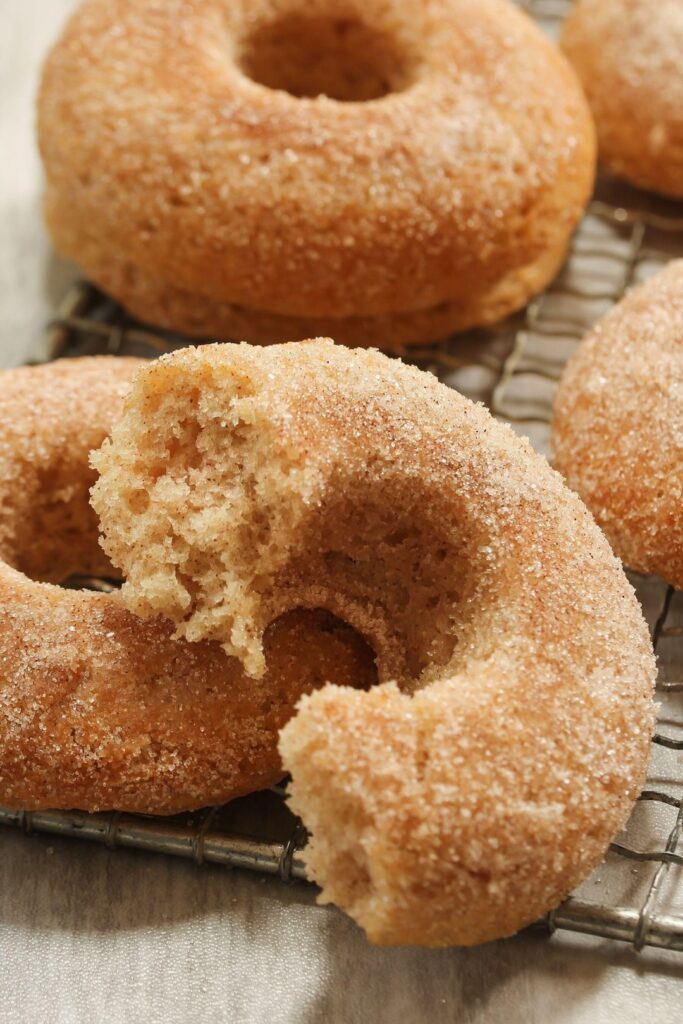 Cakey apple cider donuts