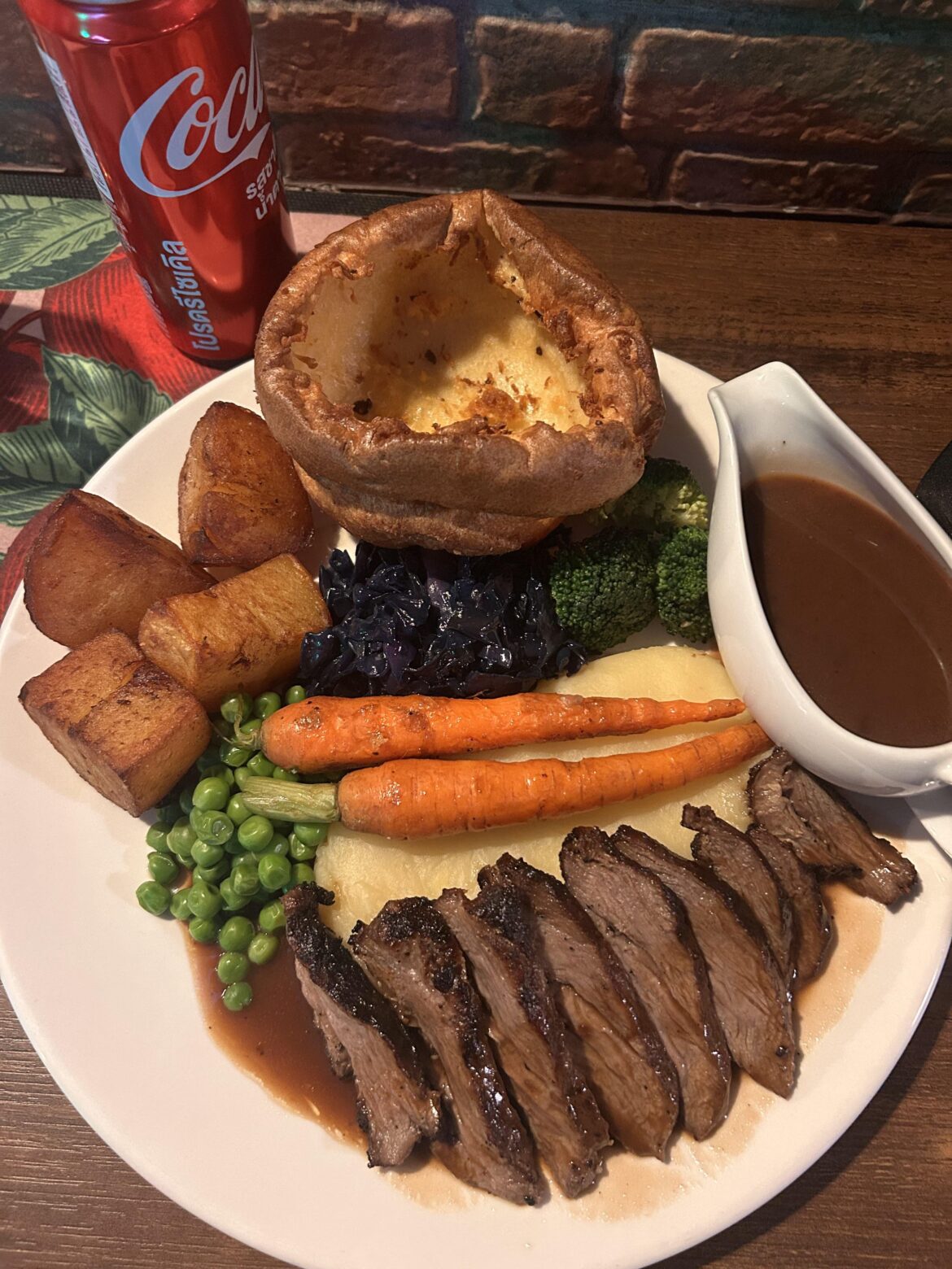 found a banging roast dinner in a pub in bangkok