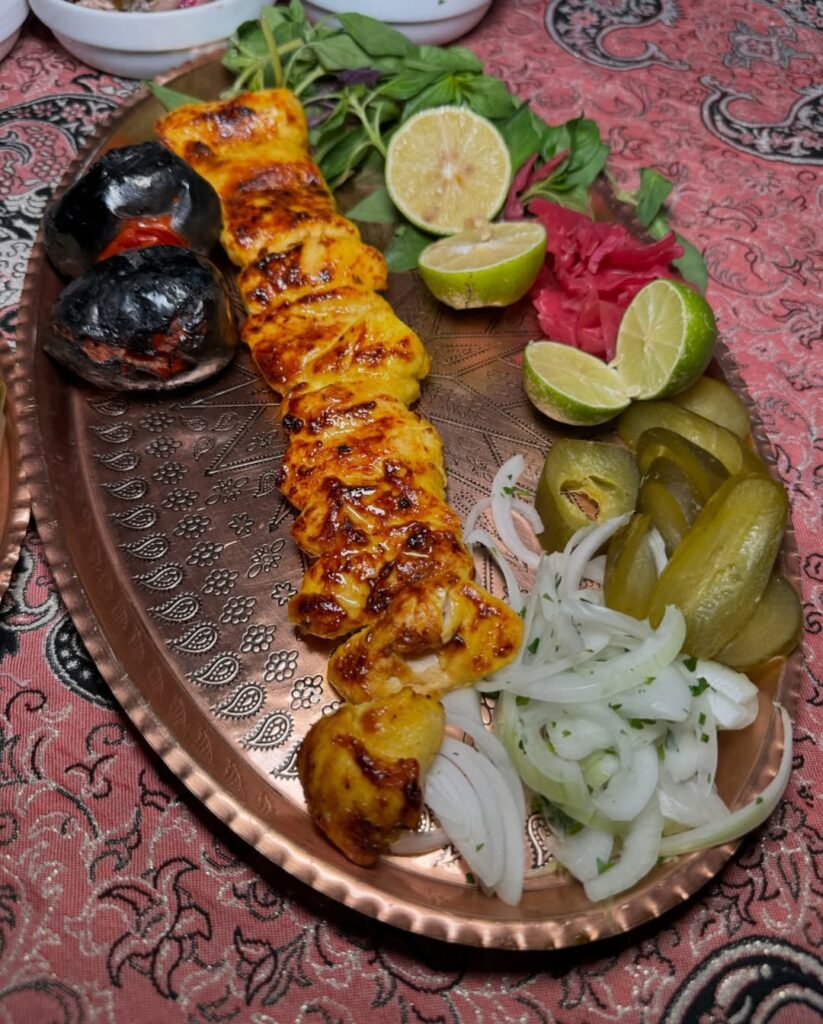 I documented the complete traditional persian joojeh kabab recipe from my family's kitchen 6 hr saffron marinade over charcoal