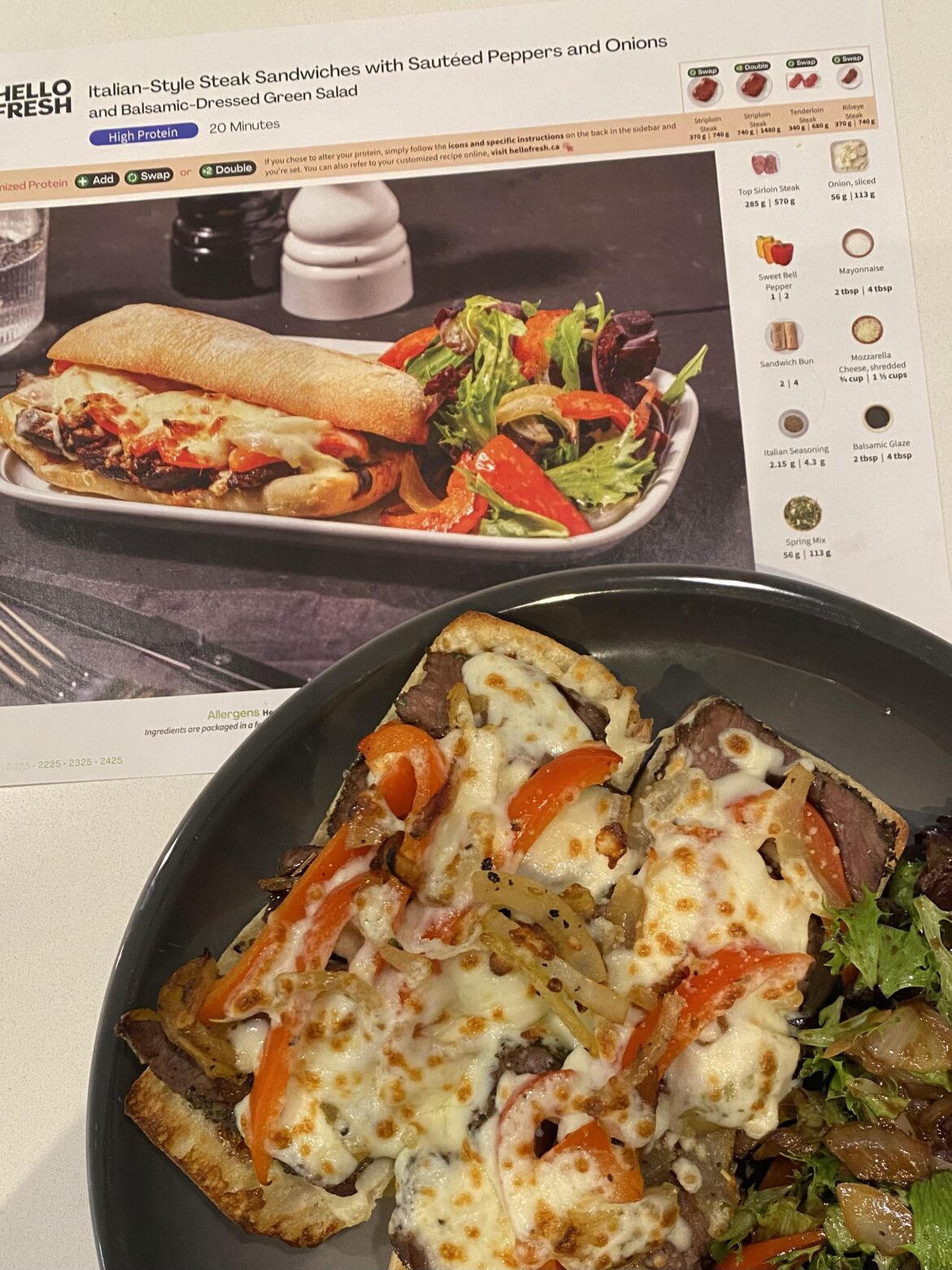 Excellent steak dinner, no extra charge Excellent steak dinner, no extra charge