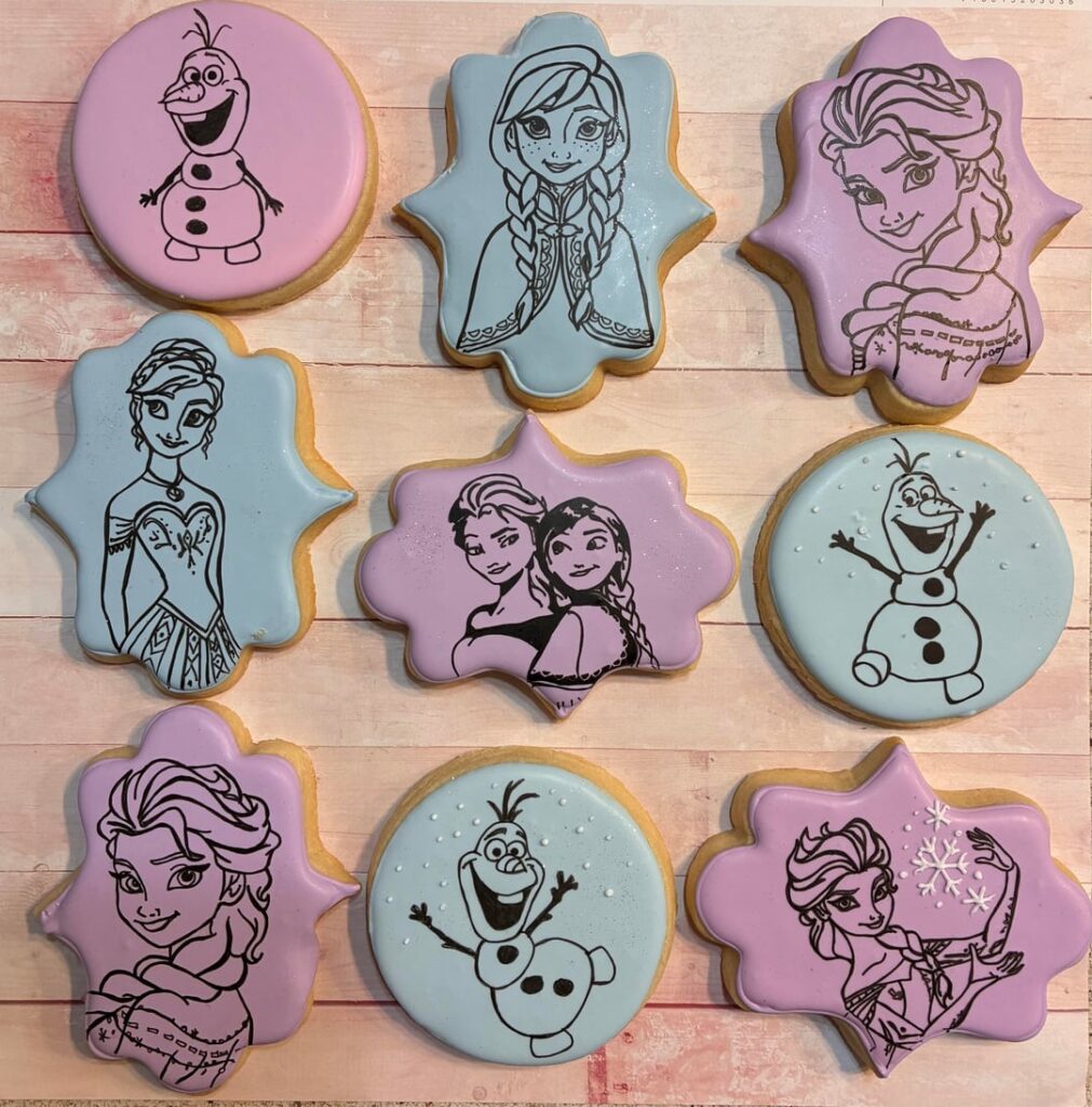 Frozen cookies