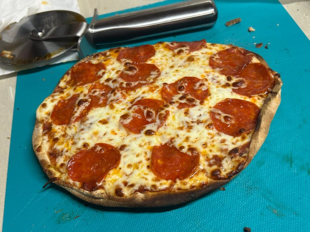 My 450-600cals(depending toppings and cheese mood) pizzas