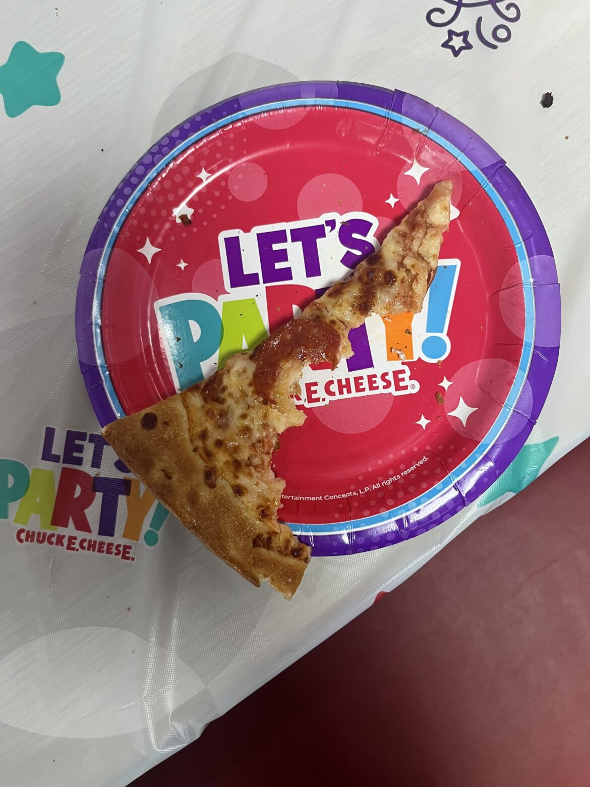 How my son at his pizza today