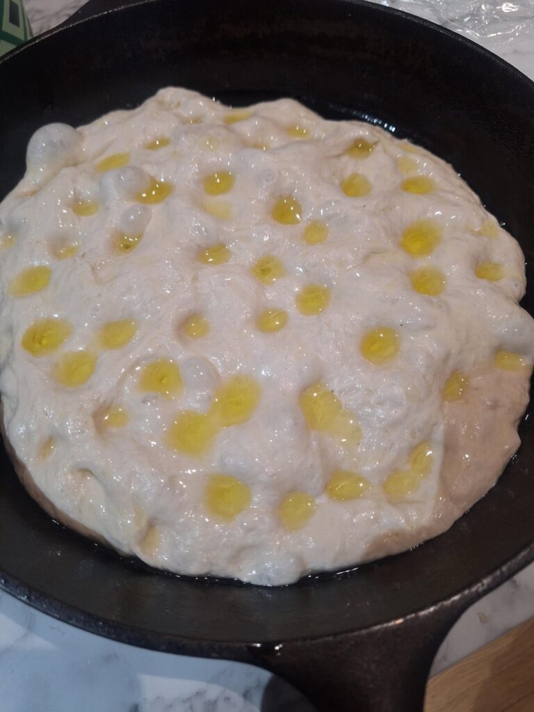 King Arthur’s focaccia recipe: first attempt King Arthur's focaccia recipe: first attempt