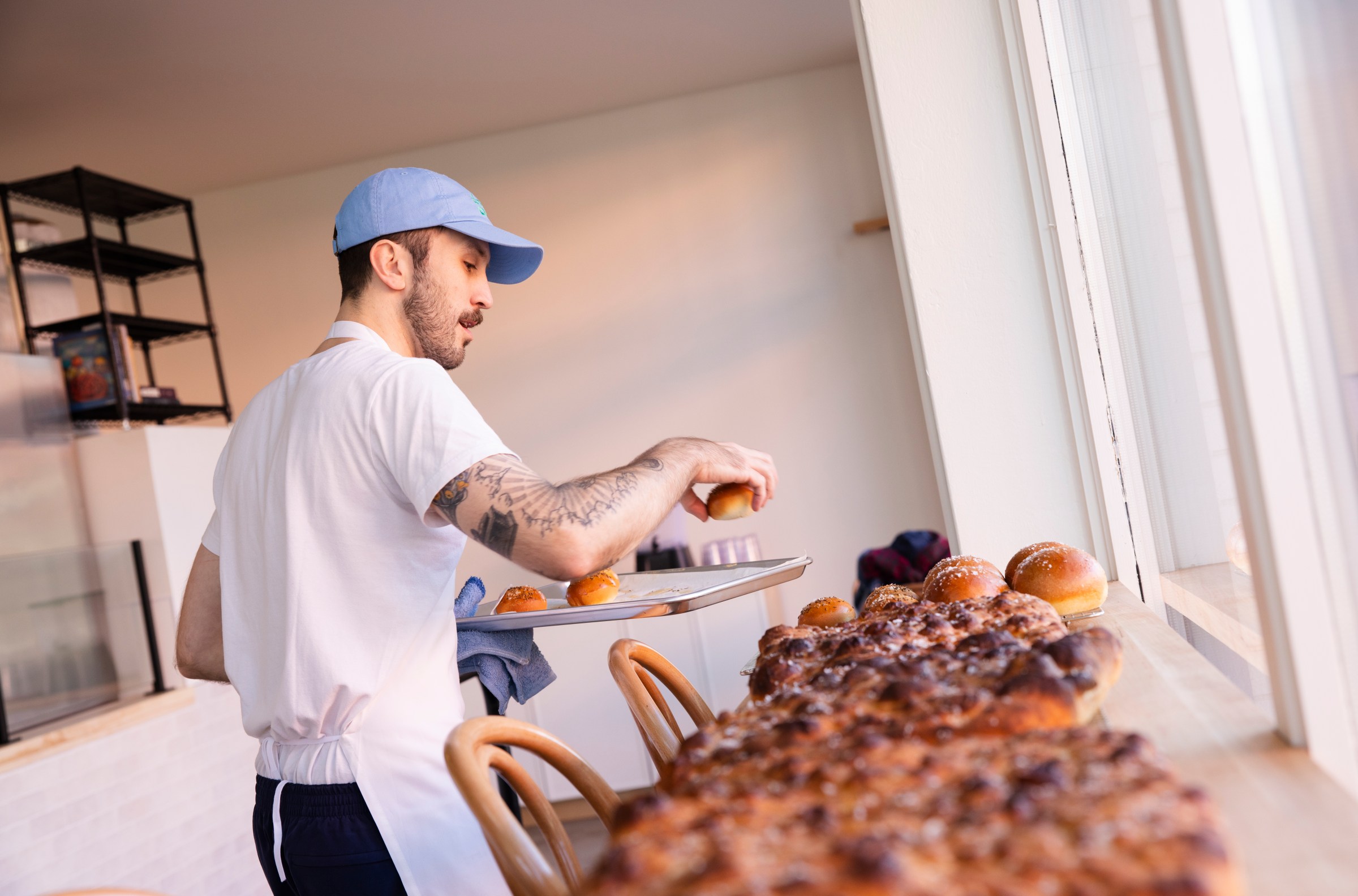 Chef John Bissell at Dream Deli in Portland, Oregon