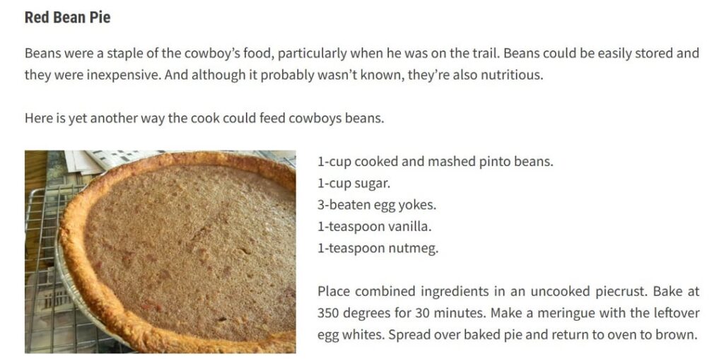 Red Bean Pie With Meringue Red Bean Pie With Meringue