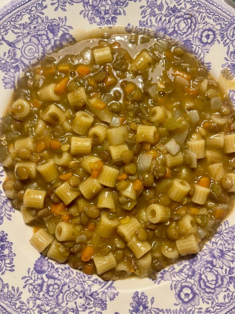 Pasta e lenticchie