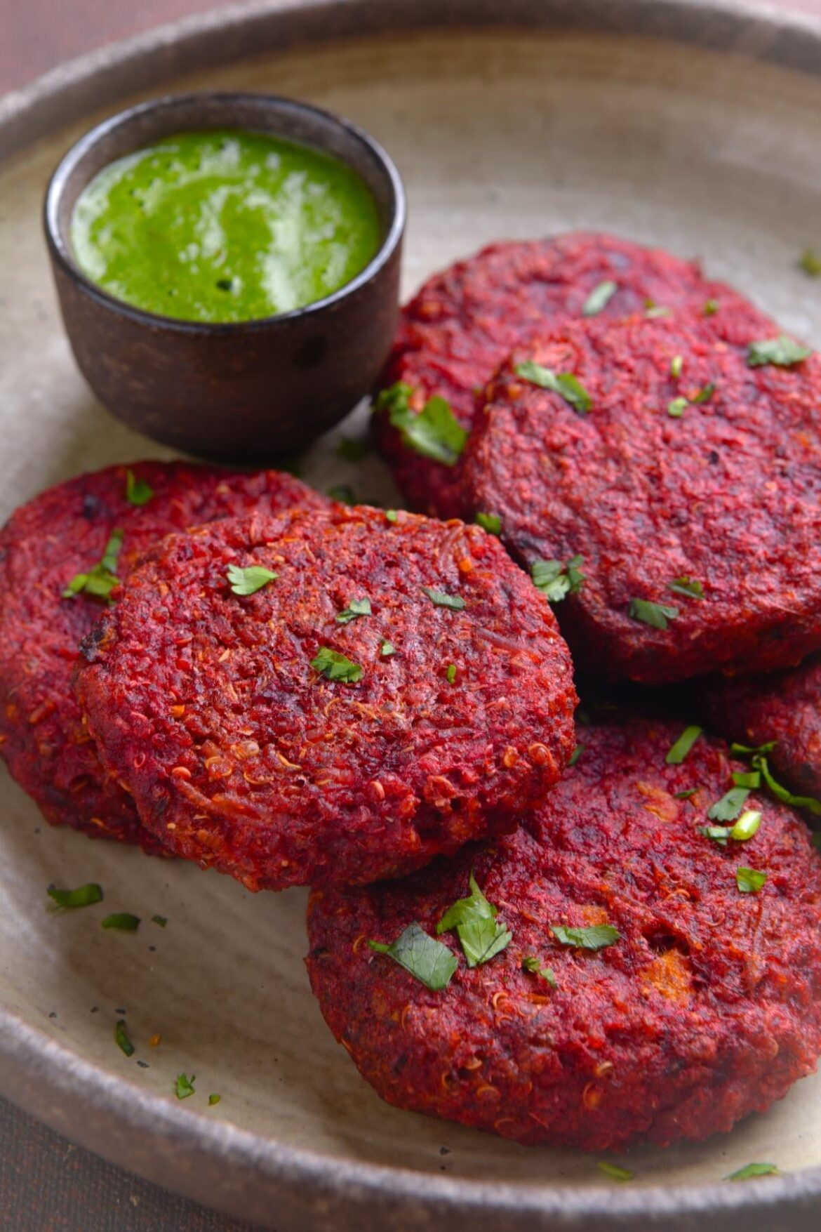 veggies and leftover rice cutlets cooked in air fryer