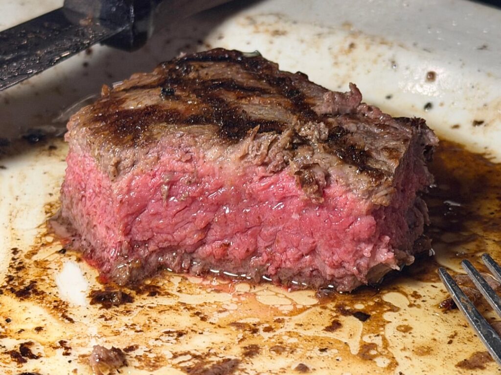 Ordered medium rare at the restaurant, how’d they do ?