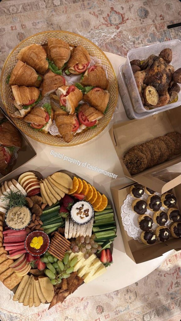 Supporting my cousins artisanal catering— CharcuterieBroad, CreamPuffs, Cookies, RoastedChicken, CroissantSandwiches. Happy Thanksgiving Everyone! 🫶🏼