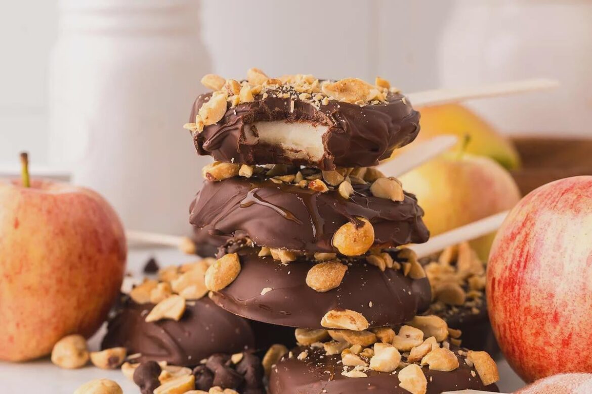 Chocolate Caramel Apple Pops