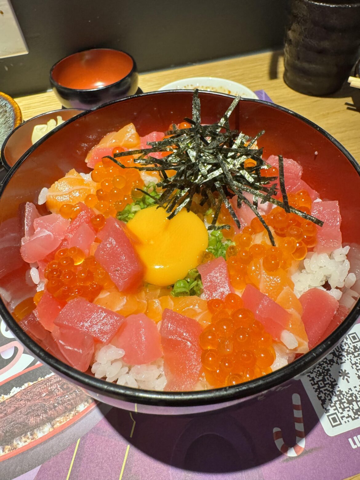 Tried this sashimi rice bowl at a restaurant. Do you eat this often?