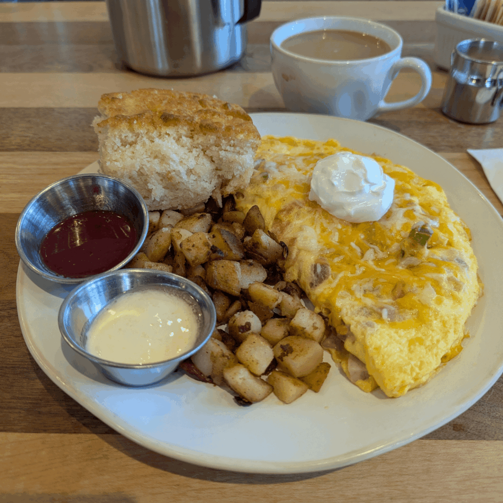 Can't go wrong with a Denver omelette