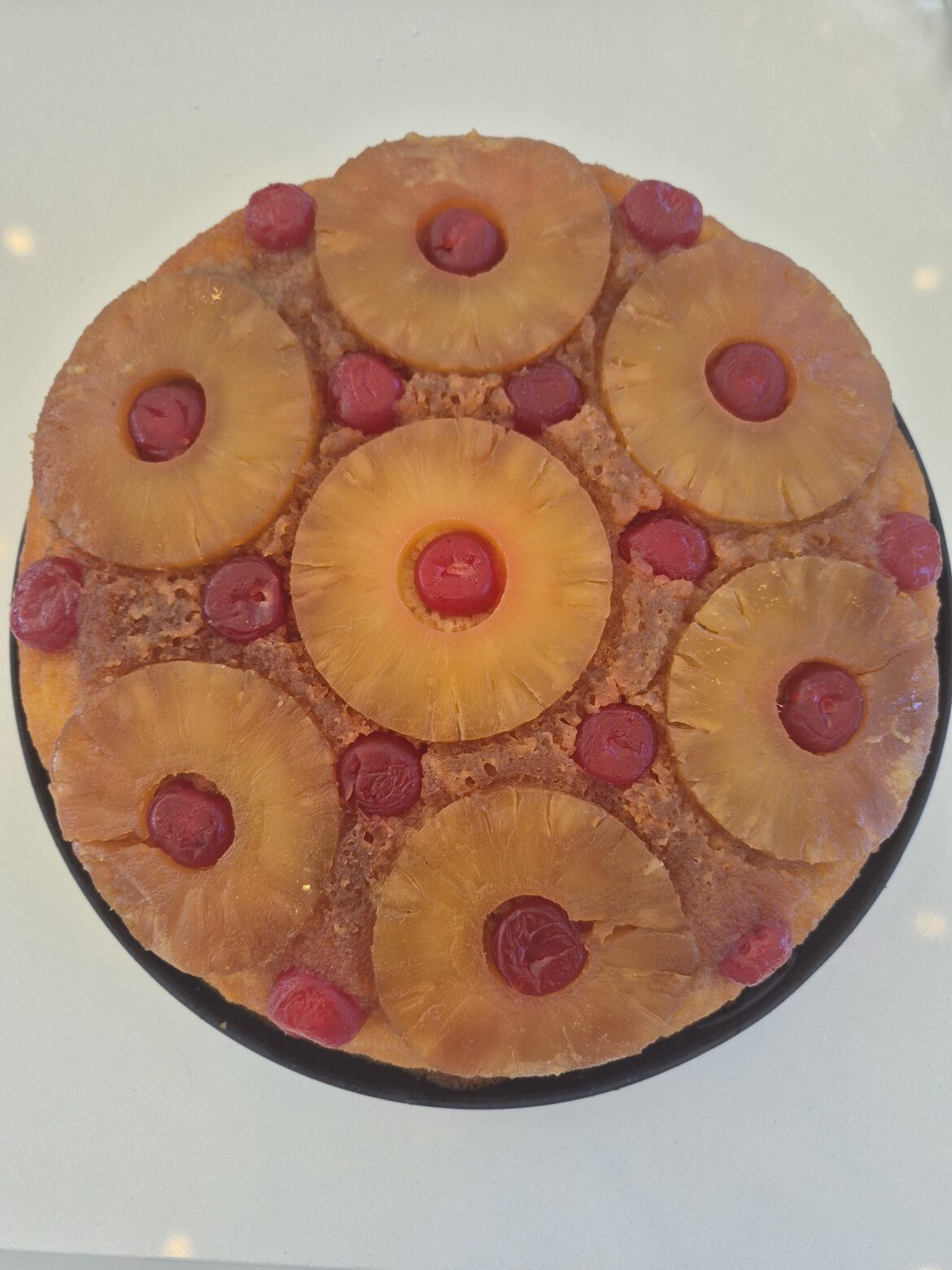 Dad's pineapple upside down cake