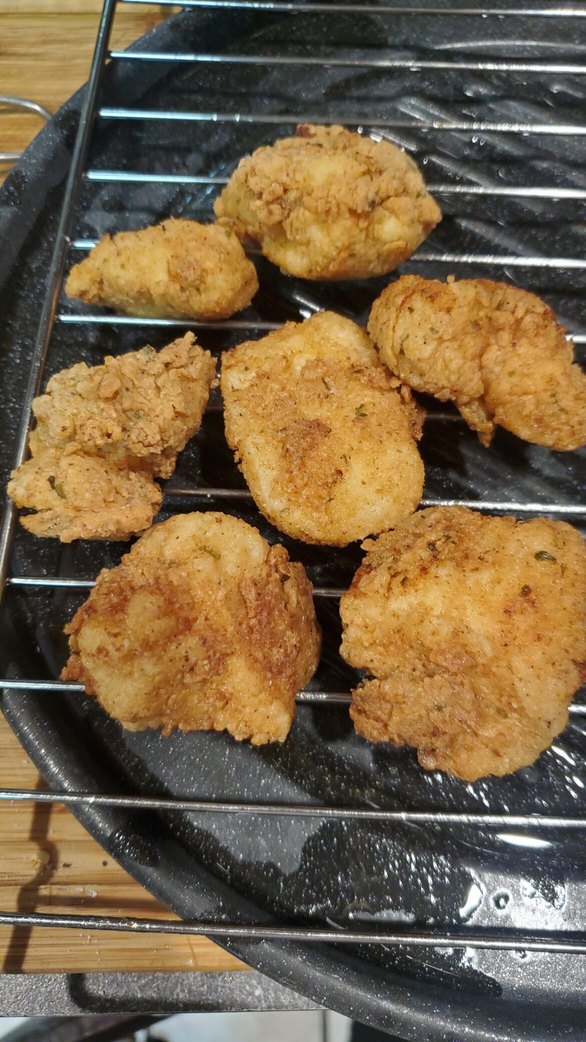Chicken nuggets at home