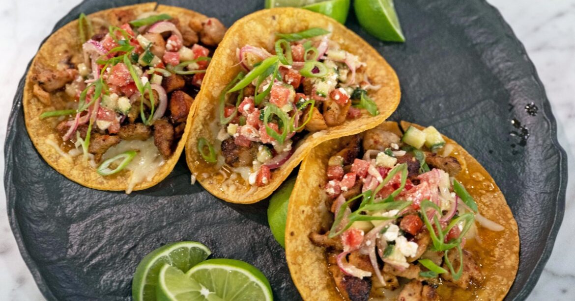 Mediterranean Chicken Salad Tacos Recipe Mediterranean Chicken Salad Tacos Recipe