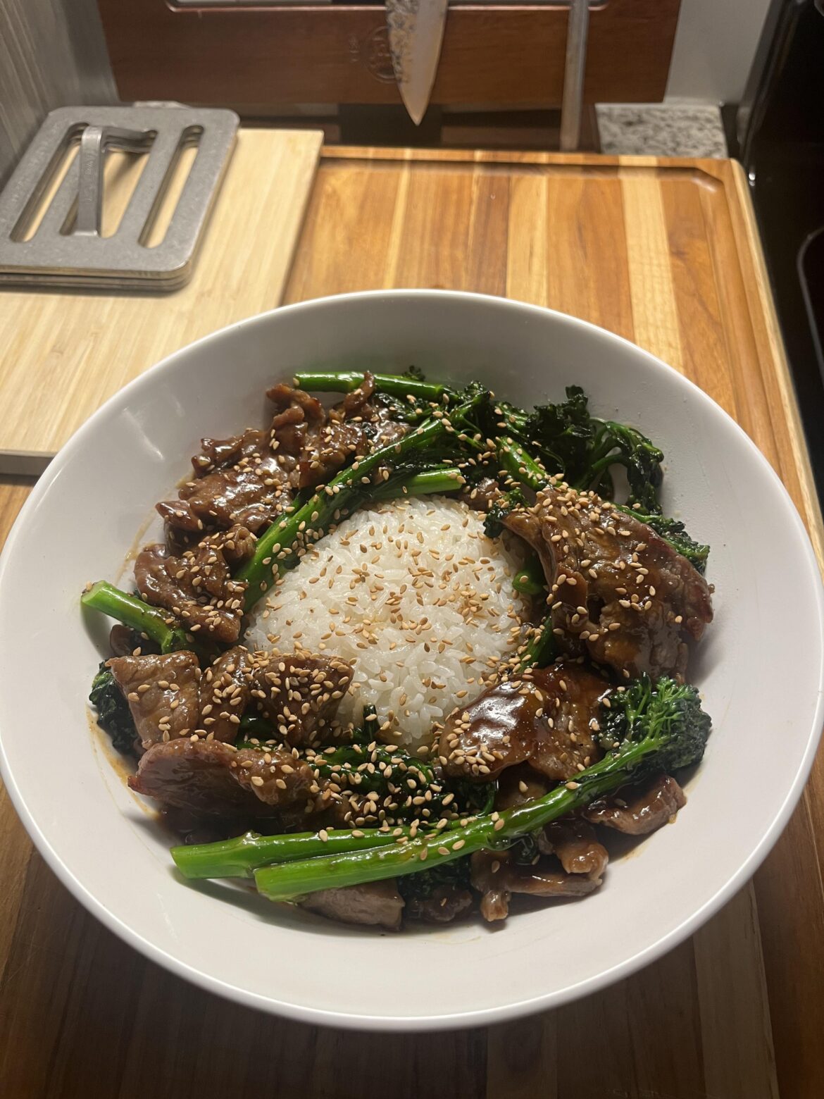 Beef and broccoli tonight