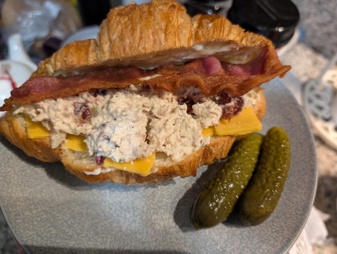 Chicken Salad on a croissant