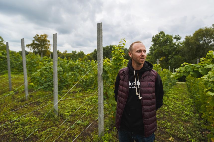 Klimov promotes Ukrainian-produced wines at home and overseas. He recently invested in his own vineyard, where he hopes to experiment with grape cultivation and winemaking.