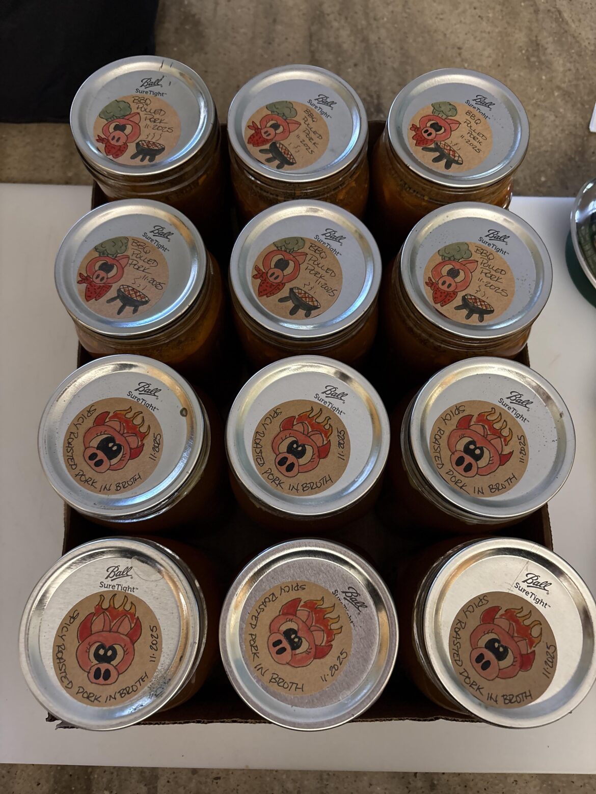 “Did you like the Ball Pork recipes?” Yeah… yeah we did… 🤣🐷