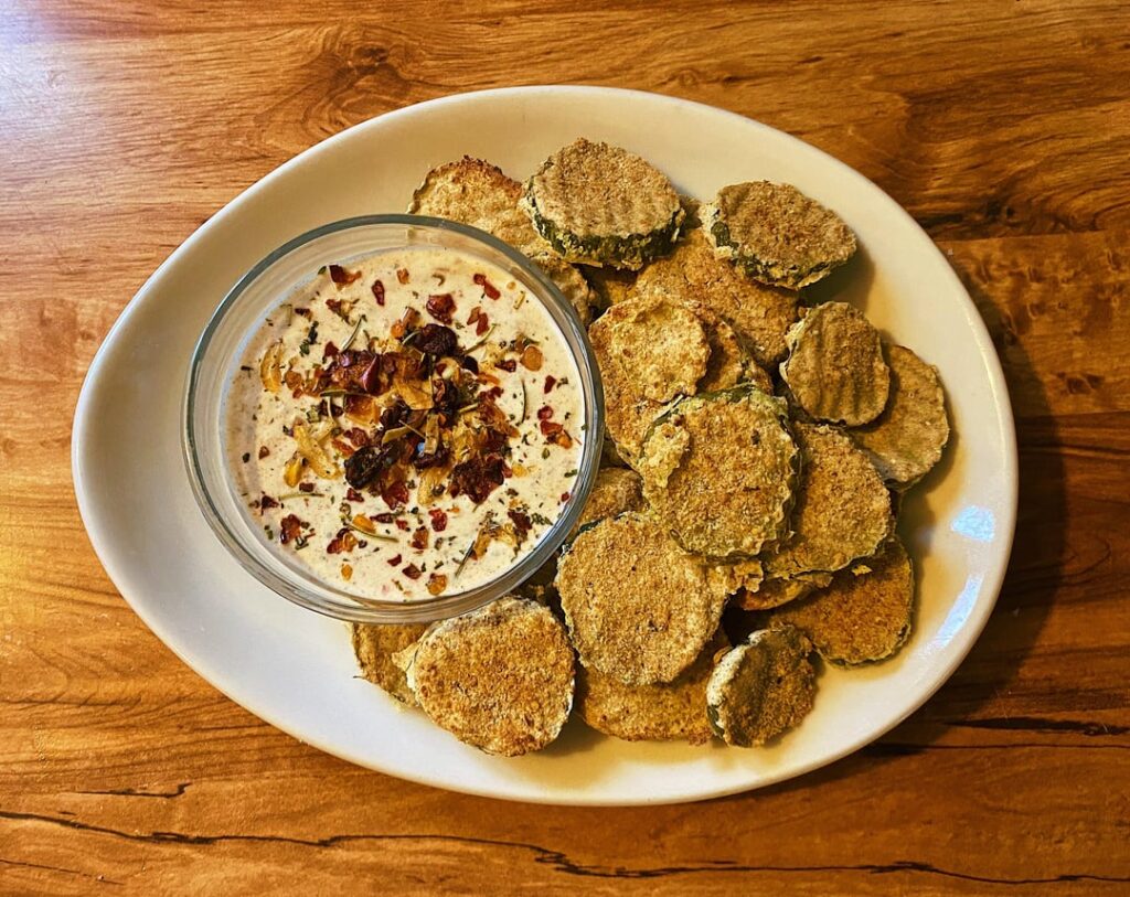 air fried pickles 🥒