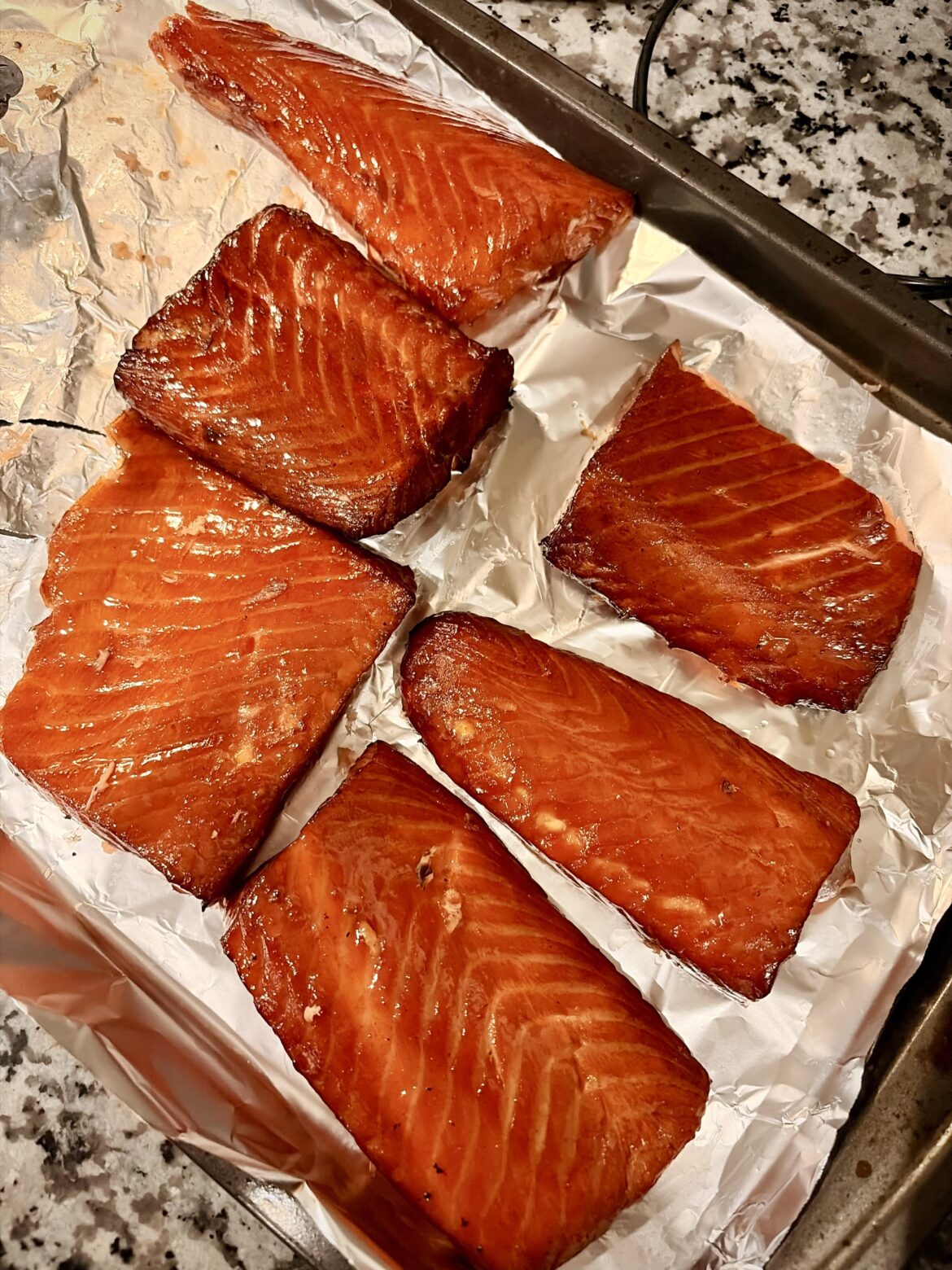 Made smoked salmon for the first time