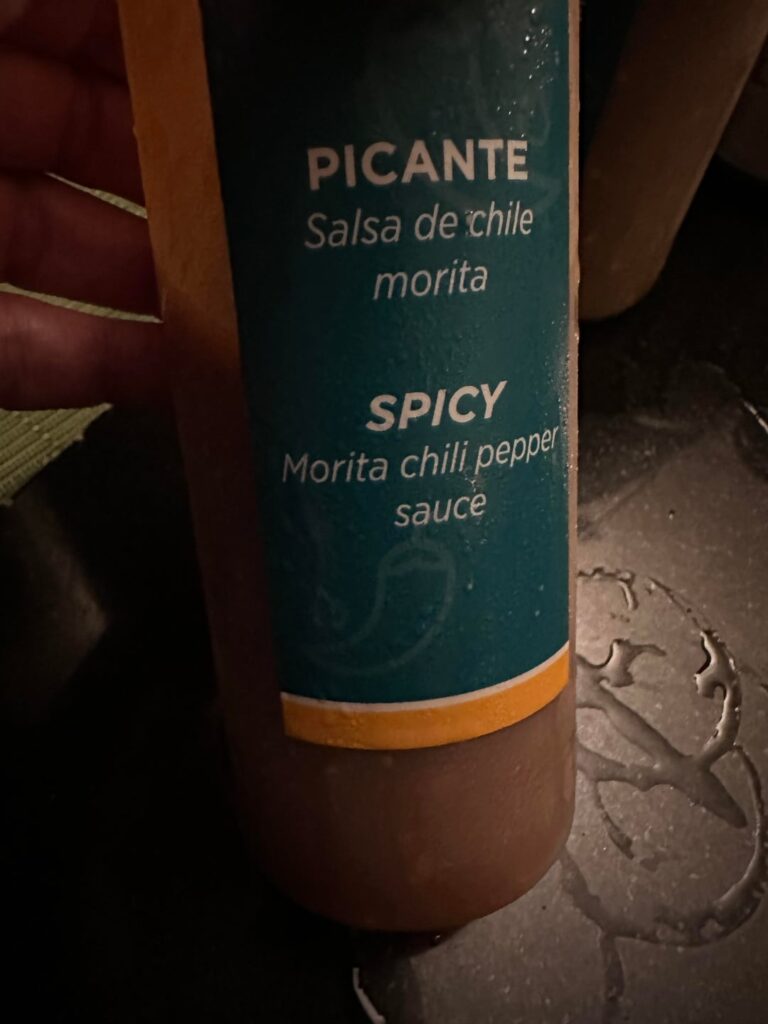 Vidanta taco break salsa