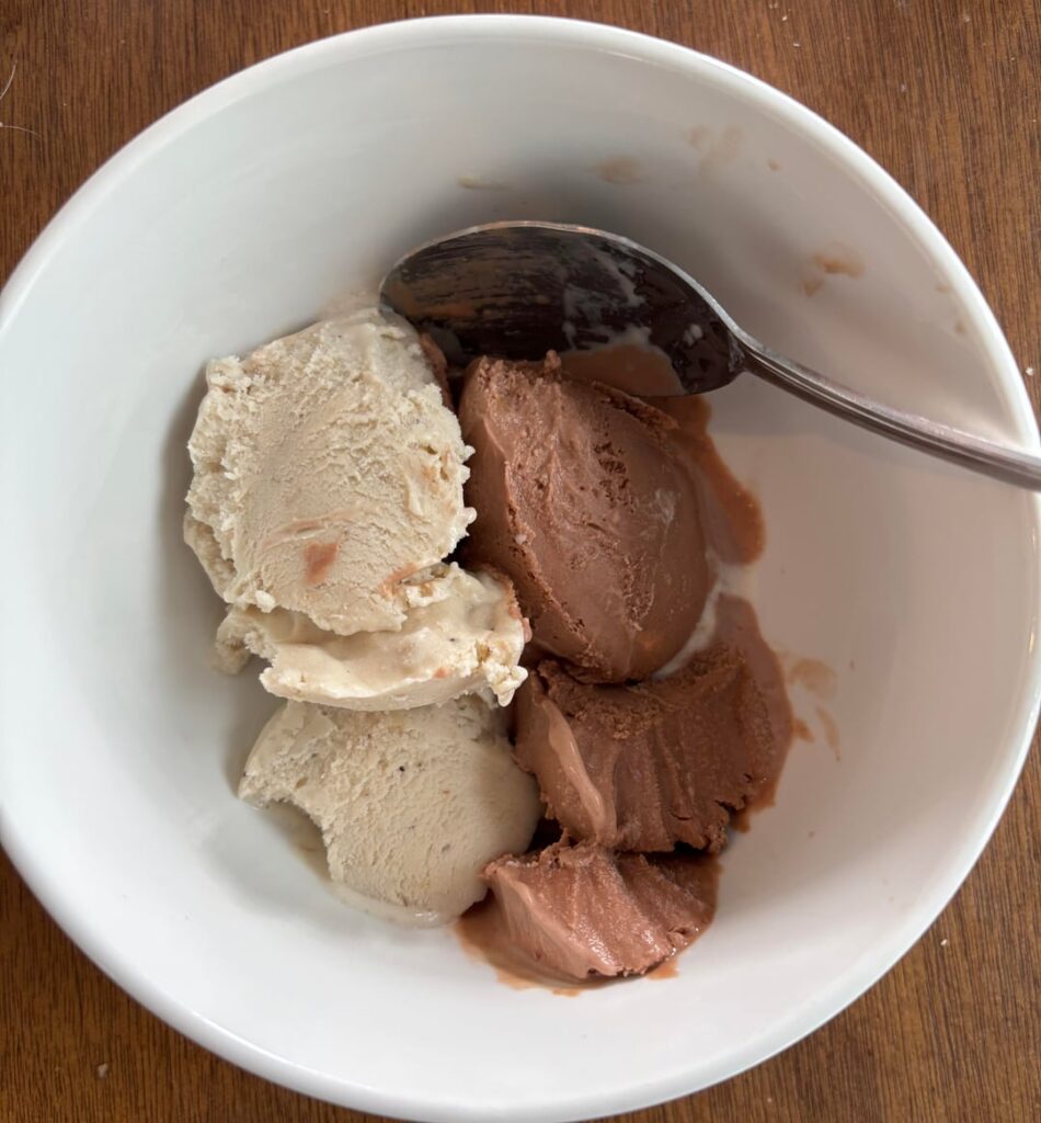 Roasted banana and chocolate peanut butter