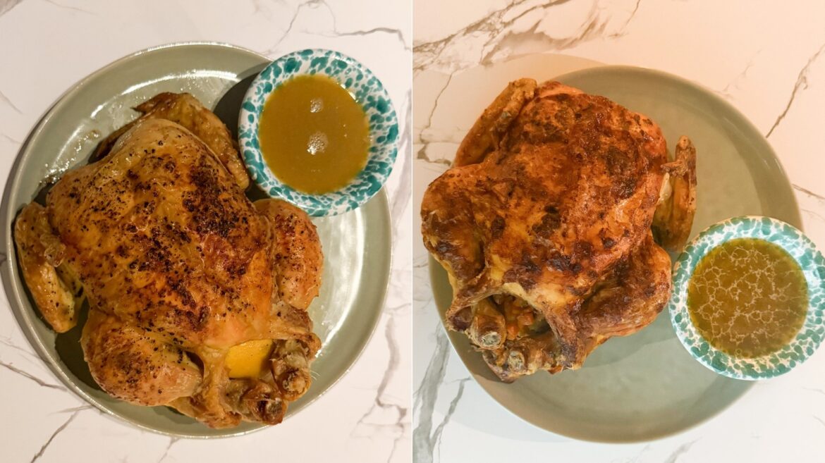 I Made Roasted Chicken Recipes By Martha Stewart And Julia Child. One Is Now My Go-To