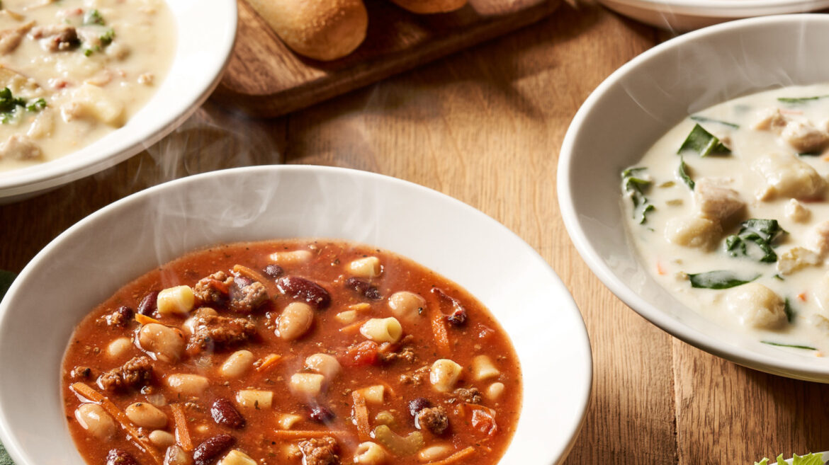 The Olive Garden Secret Menu Soup You're Going To Want To Try Soon. (It's Creamy And Hearty)