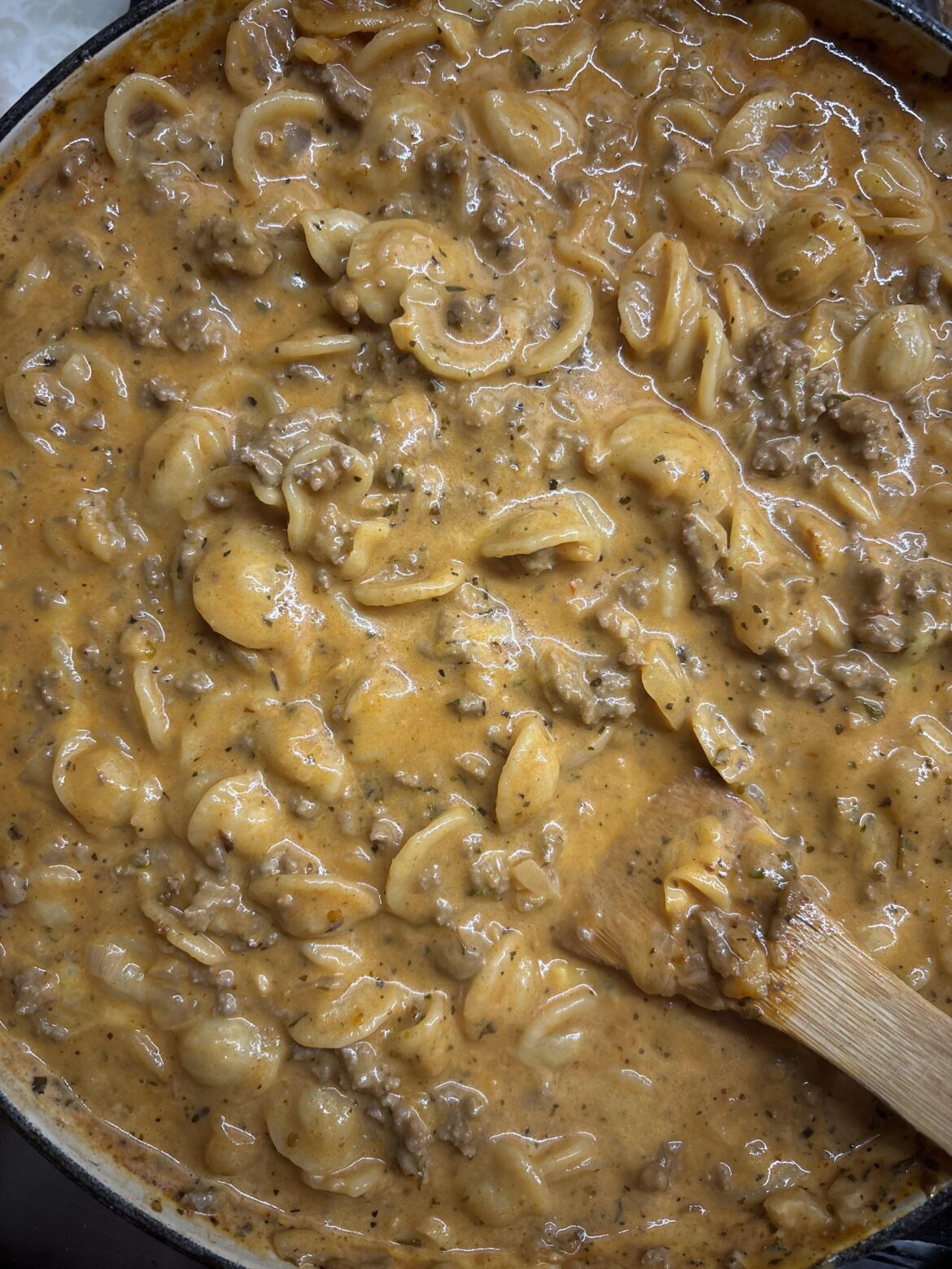 Homemade hamburger helper