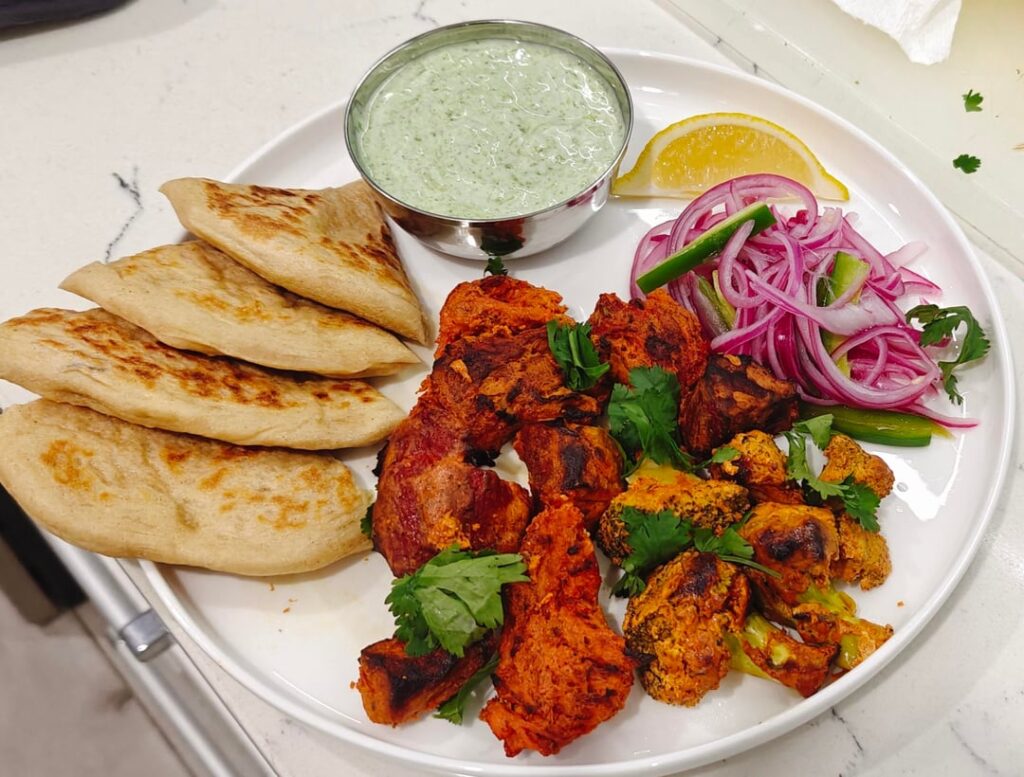 Tandoori Seitan (and broccoli)