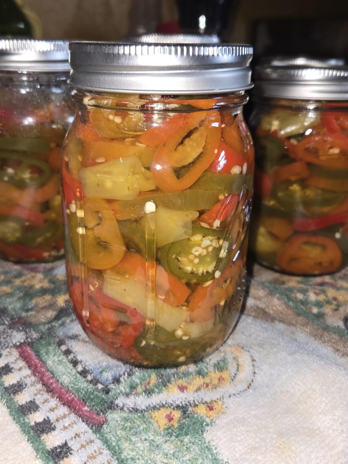 Pickled Jalapeños with Banana Peppers