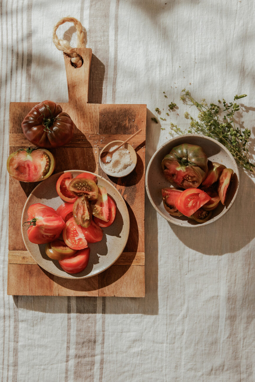 Tomatoes late summer recipes.