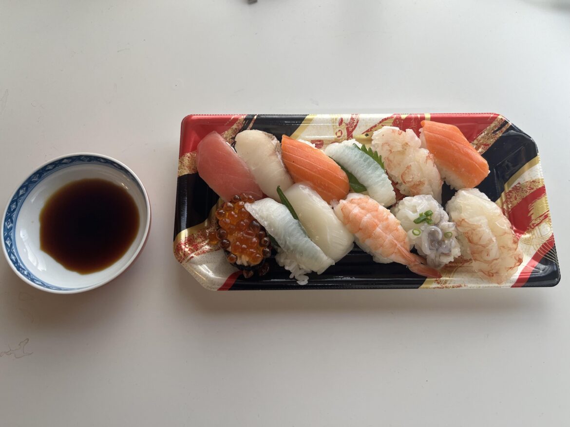 supermarket sushi in japan!