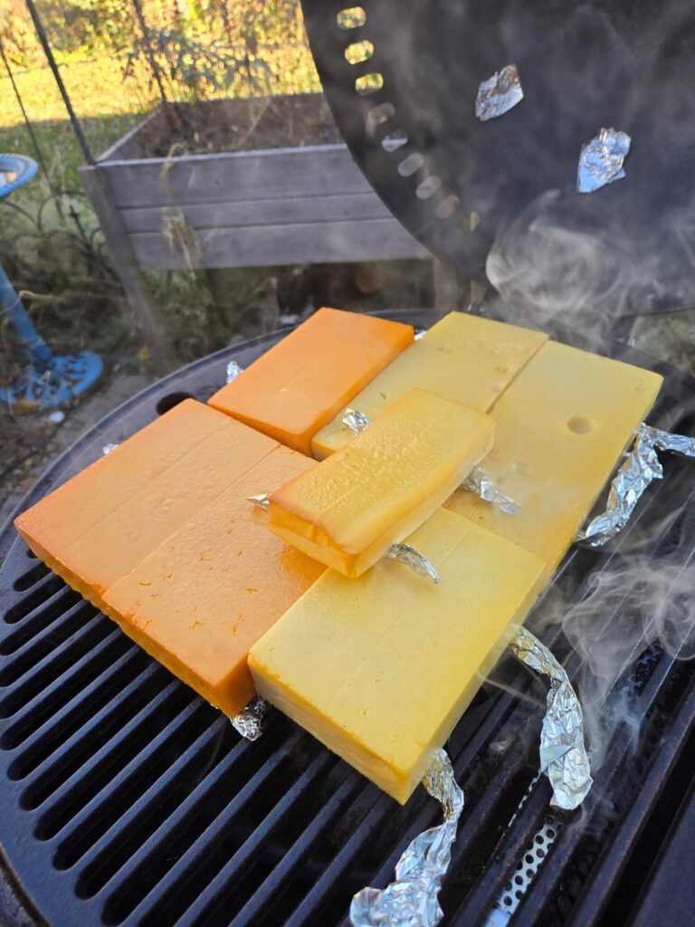 Reminder: if you're smoking cheese for holidays, do it soon