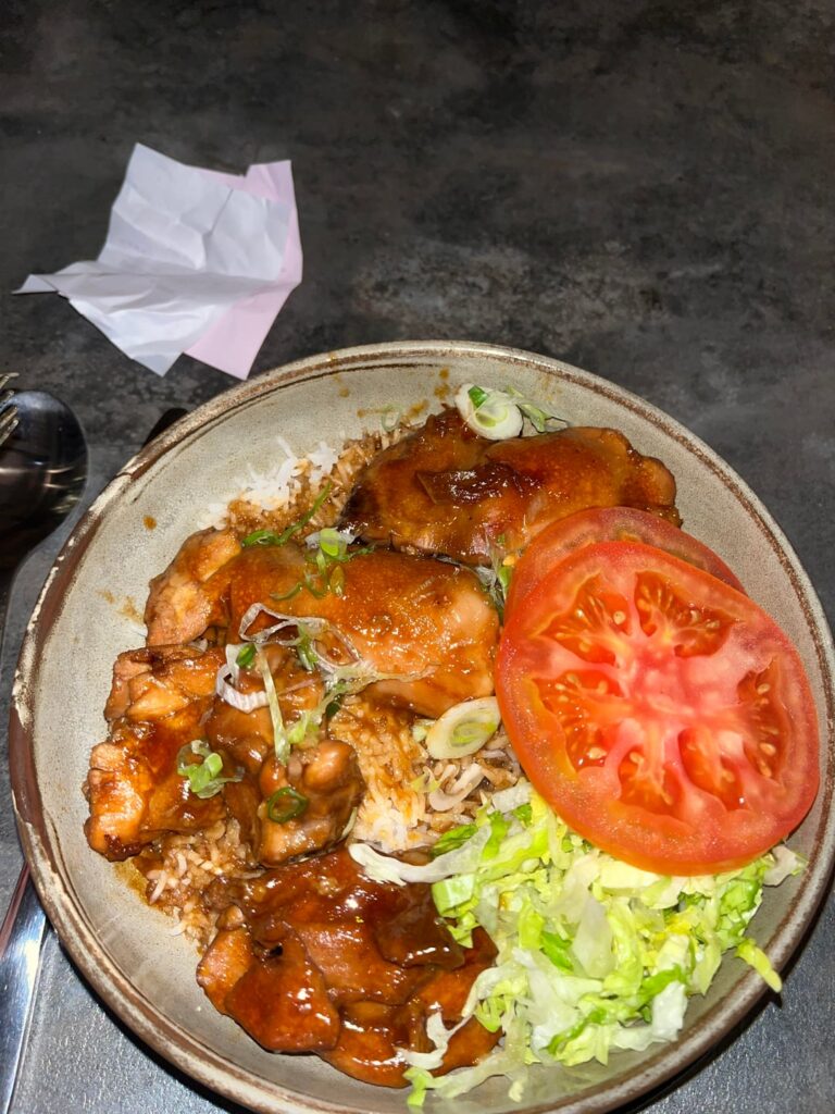 calories in this chicken teriyaki and rice?