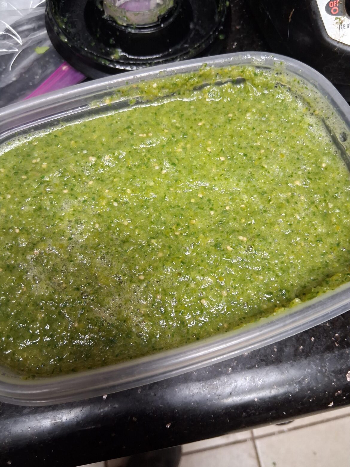 First attempt at salsa verde