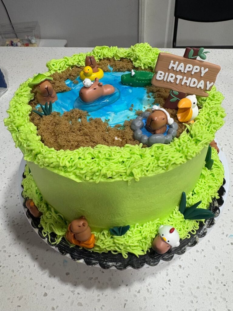 I made my daughter’s birthday cake this year