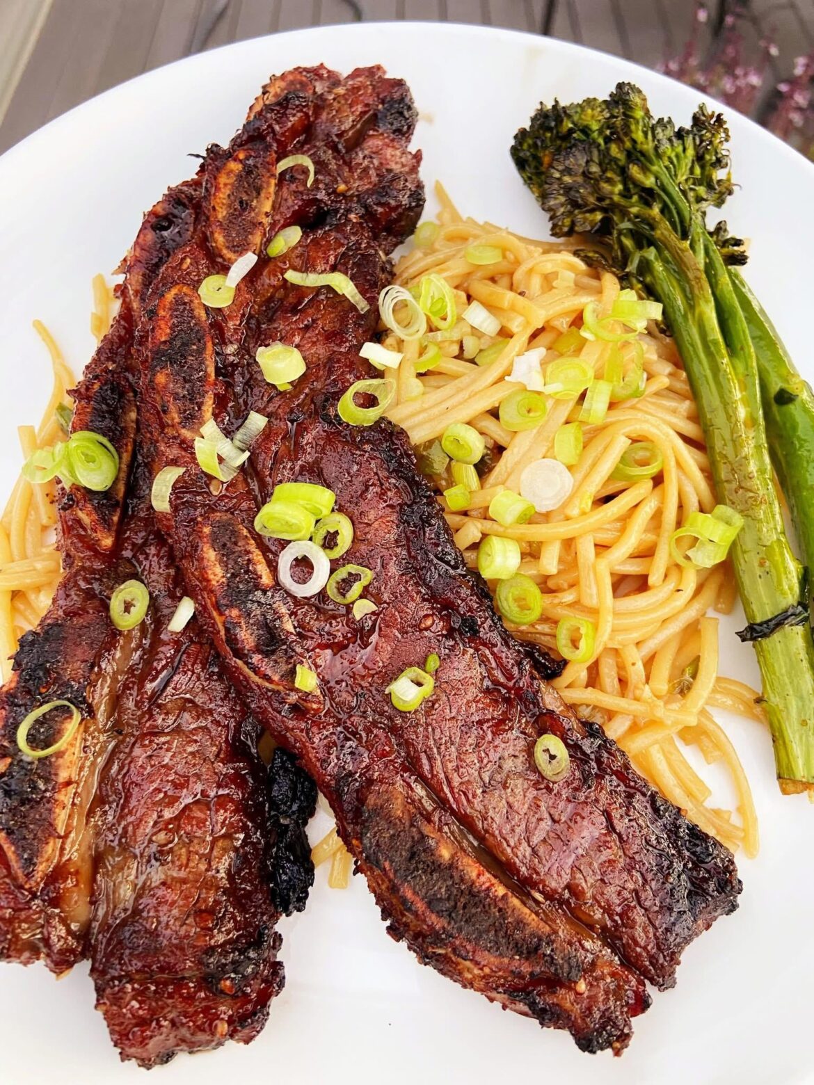 Vietnamese Marinated Smoked Beef Short Ribs