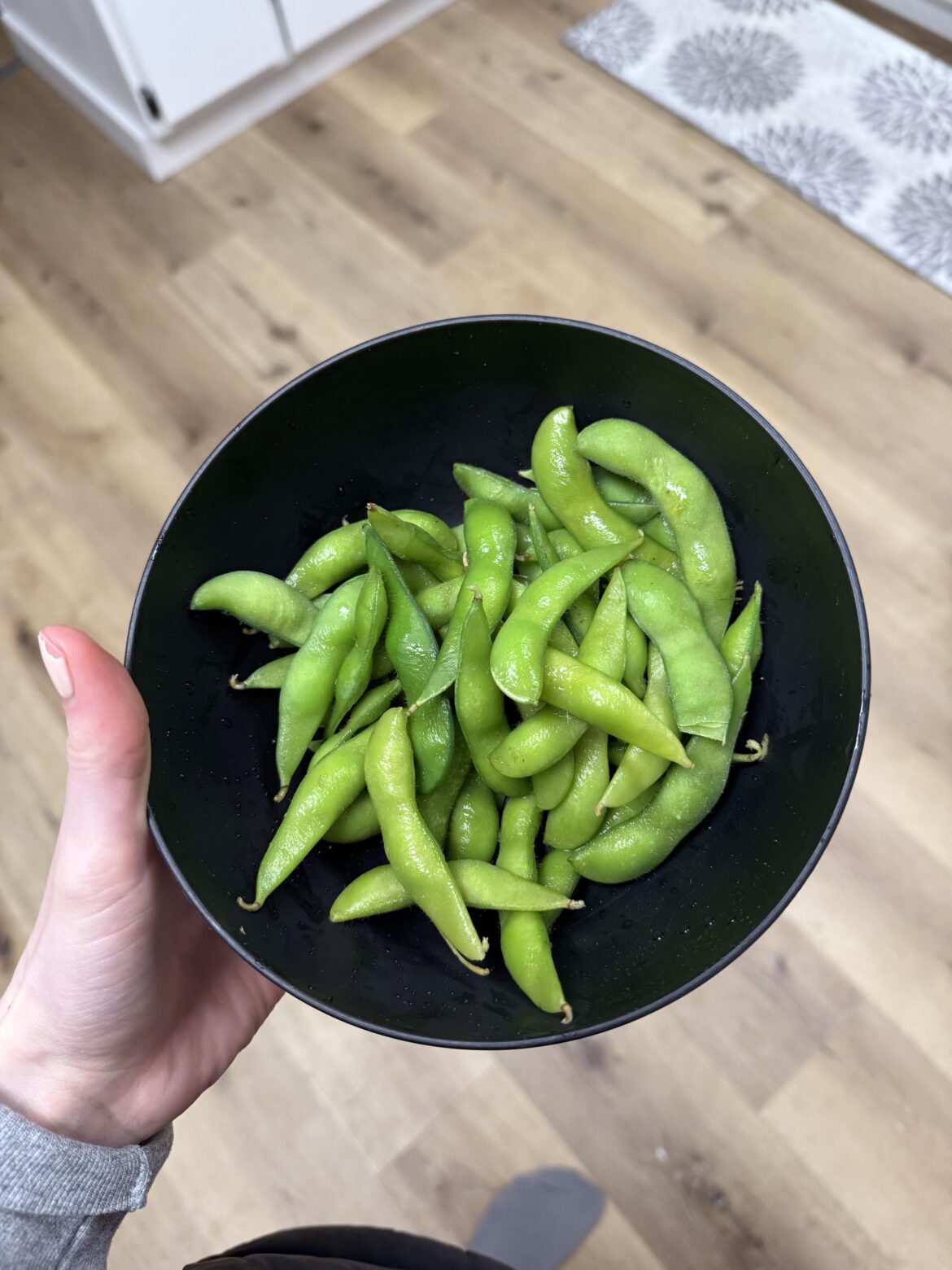 70 calories of edamame!!!