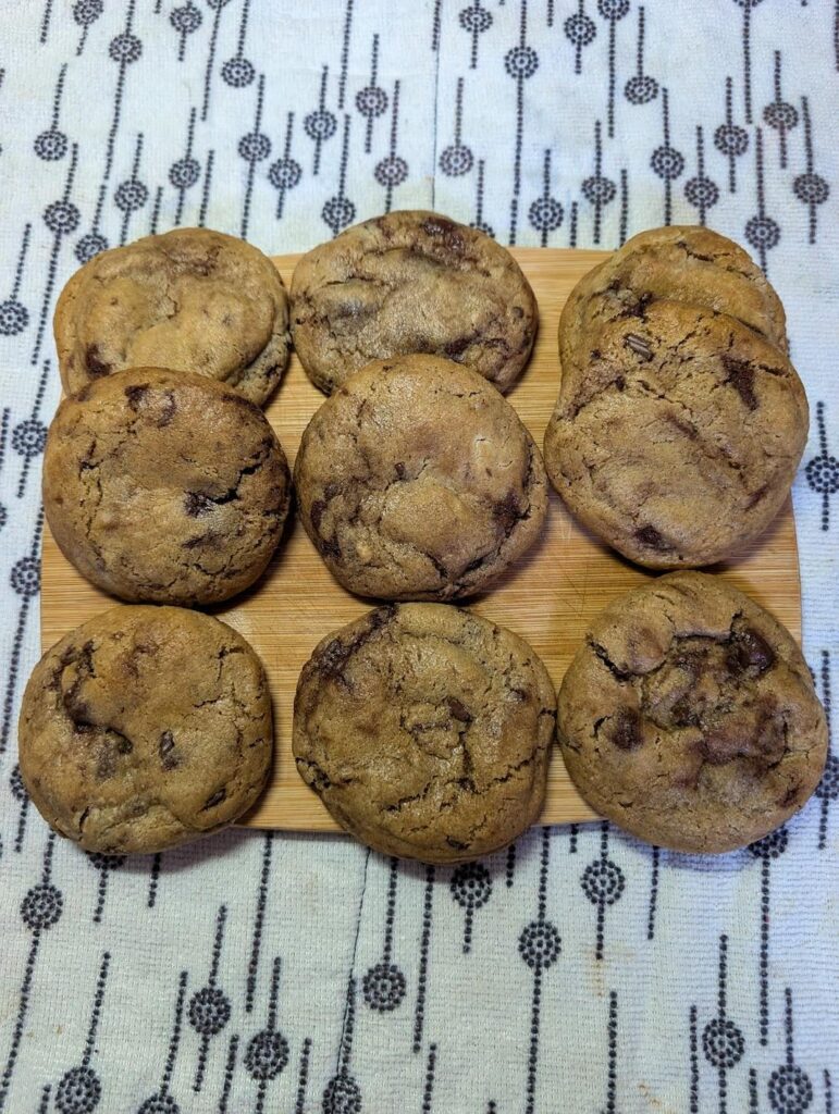 My 2nd time making cookies, my husband said they're the best cookies he's ever had! He's a sugar fiend and hard to impress, so it's a high compliment coming from him. Thank you to this subreddit for showing me Sally's recipes!
