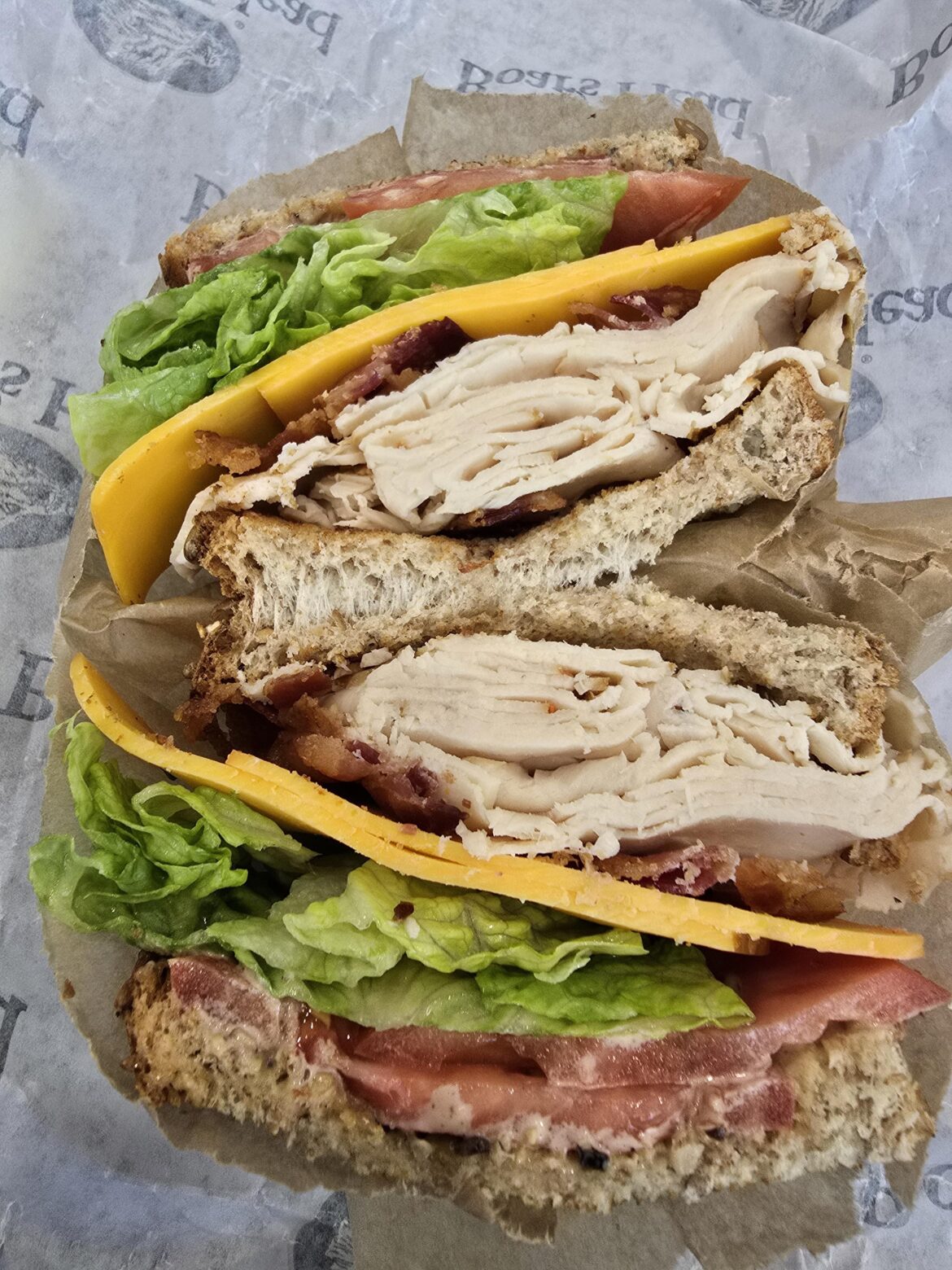 Turkey club from Boar's Head Cafe