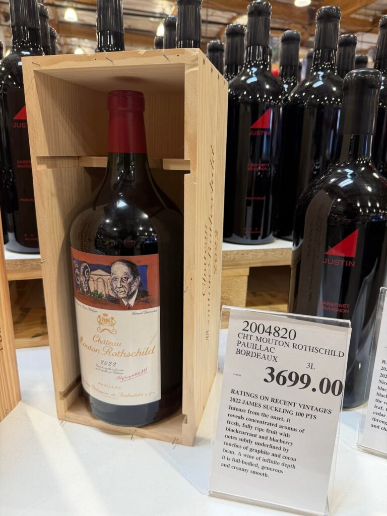Costco in Scottsdale AZ is going absolutely nuts with the Bordeaux double mags