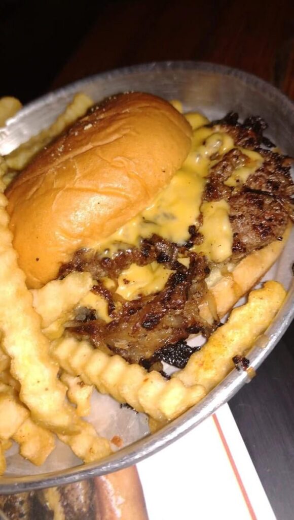 Oklahoma fried onion burger. One of my favorites.