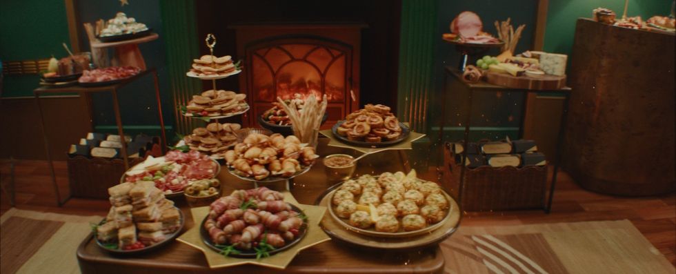 M&S Christmas advert: A festive feast